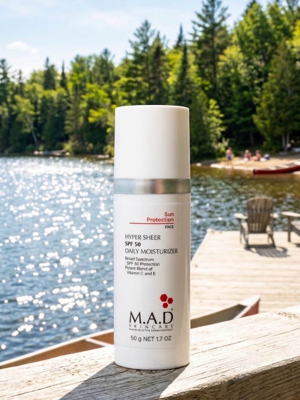 🆕 MAD SKINCARE Hyper Sheer SPF 50 Daily Moisturizer, 1.7 oz